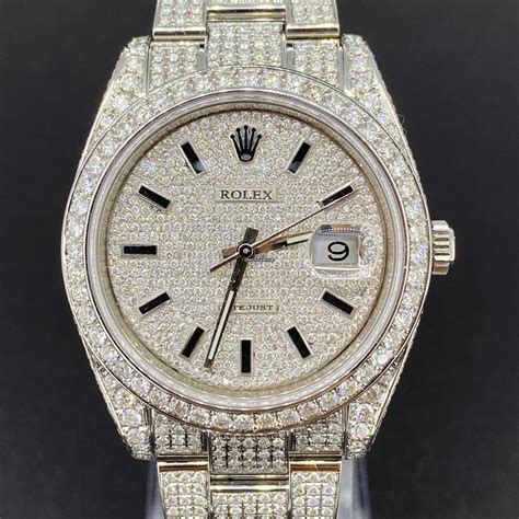 rolex full iced|rolex datejust 41 iced out.